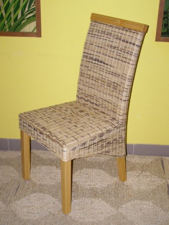 Ratanová jídelní židle Memphis-borovice