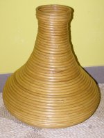 Ratanová váza V2-světlá