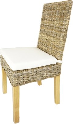 Ratanová židle SEATTLE, konstrukce borovice