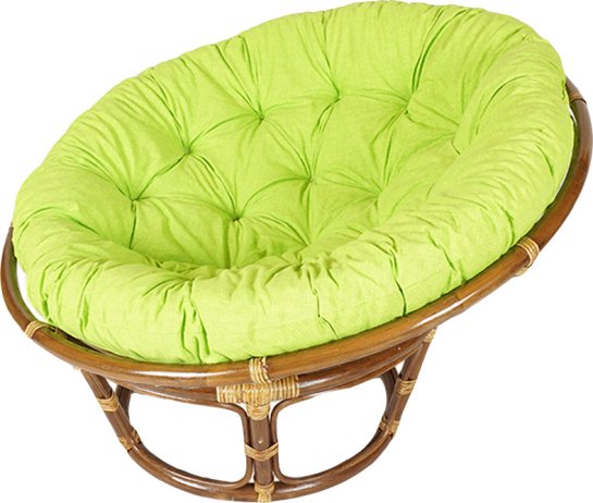 Ratanový PAPASAN tmavý - průměr 100 cm