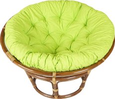 Ratanový PAPASAN - tmavý med - průměr 110 cm