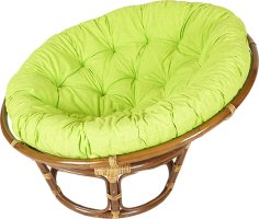 Ratanový PAPASAN - tmavý med - průměr 110 cm