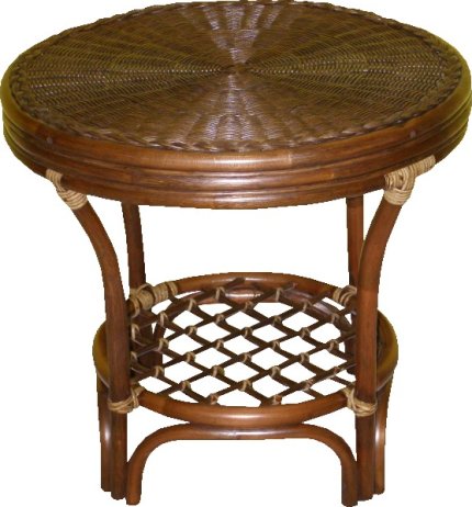 Ratanový stolek JANEIRO - tmavý