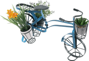 Retro květináč ve tvaru kola Settf