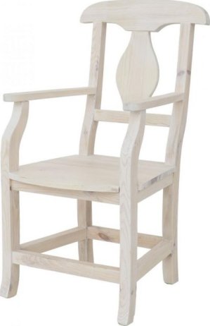 Rustikální židle s područkami SIL11