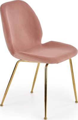 Růžová jídelní židle K381