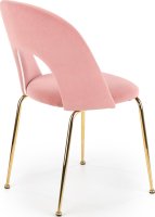 Růžová jídelní židle K385