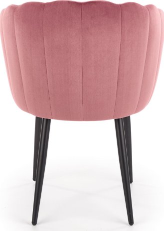 Růžová jídelní židle K386