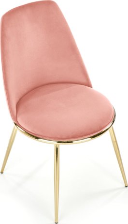 Růžová jídelní židle K460