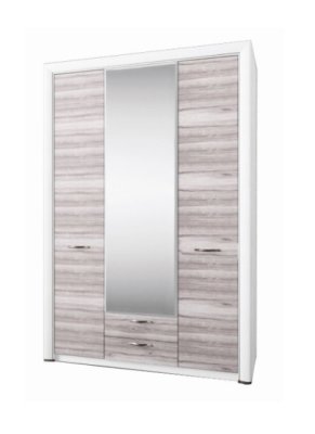 Šatní skříň se zrcadlem Olivia 3D2S