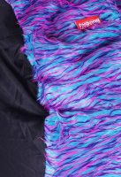Sedací pytel Shaggy Multicolor pink-violet-blue