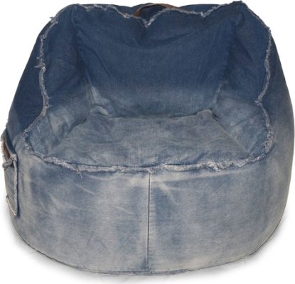 Sedací vak Jeans Chair blue