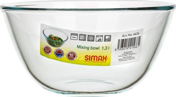 SIMAX Miska na pečení skleněná 19 cm, 1,3 l