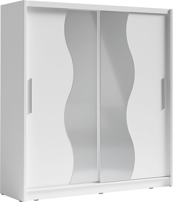 Bílá skříň s posuvnými dveřmi Palcos 1