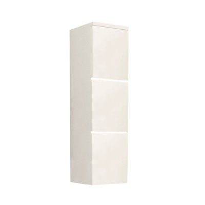 Vysoká koupelnová skříňka MASON WH11, bílá / bílý HG