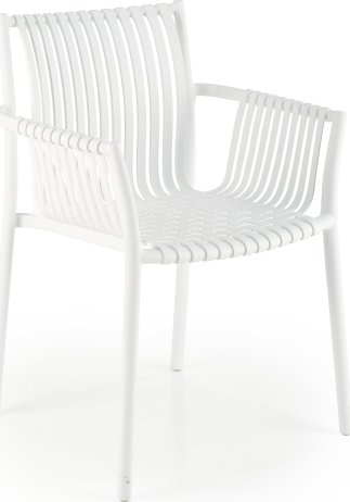 Stohovatelná zahradní židle K492 bílá