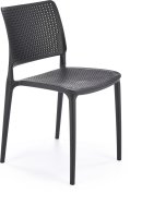 Stohovatelná zahradní židle K514 černá