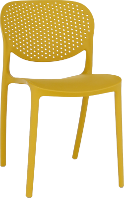 Plastová stohovatelná židle Shlelfe žlutá