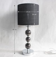 Stolní lampa JADE TYP 8, černá