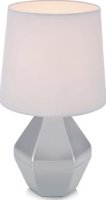 Keramická stolní lampička Ruby 106141, stříbrná