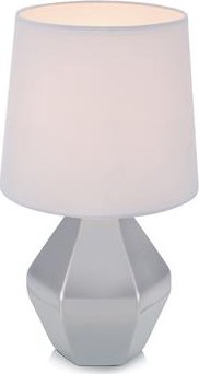 Keramická stolní lampička Ruby 106141, stříbrná