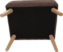 Hnědý taburet Homespot
