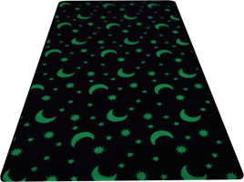 Svítící koberec Glow šedá 60x100 cm