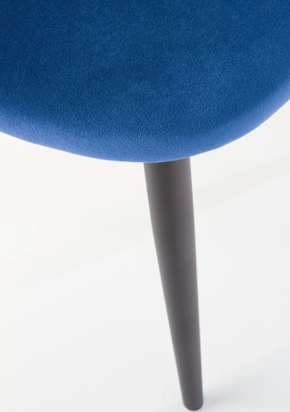 Tmavě modrá jídelní židle K384