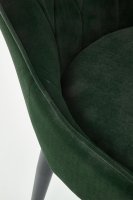 Tmavě zelená jídelní židle K366