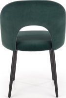 Tmavě zelená jídelní židle K384
