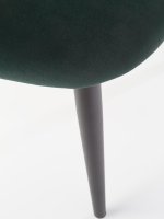 Tmavě zelená jídelní židle K384