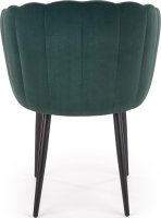 Tmavě zelená jídelní židle K386
