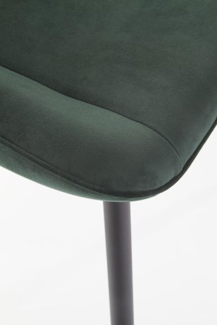 Tmavě zelená jídelní židle K404
