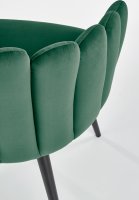 Tmavě zelená jídelní židle K410