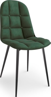 Tmavě zelená jídelní židle K417