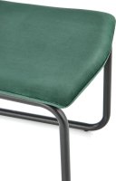 Tmavě zelená jídelní židle K444
