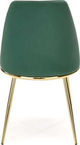 Tmavě zelená jídelní židle K460