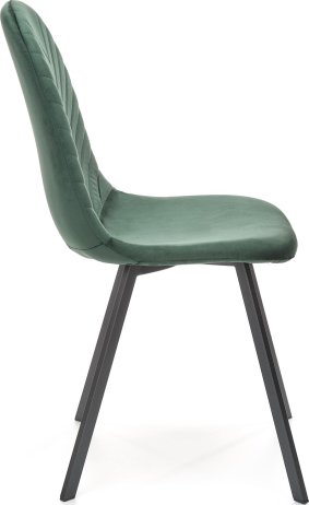 Tmavě zelená jídelní židle K462