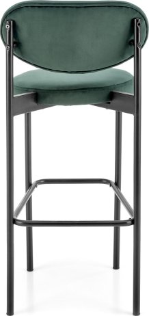 Tmavězelená barová židle H108