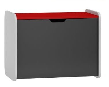 Úložný box SPEED ABS 19 bílá | grafit | červená