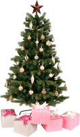 Vánoční stromek 3D, zelená, 160 cm, CHRISTMAS TYP 9