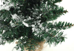 Vánoční stromek se světýlky, posněžený, 60cm, CHRISTMAS TYP 1