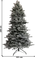 Vánoční stromek, zasněžený, 245 cm, MARAVEL TYP 3