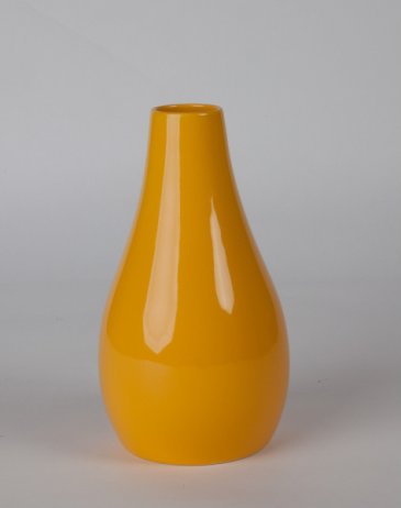 Váza Drop žlutá 25