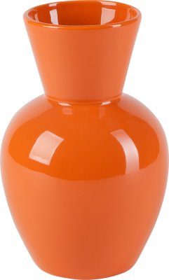 Váza Rotund natur, oranžová