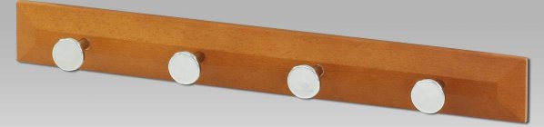 Věšák dřevěný - 4x háček GC1025-4A Art