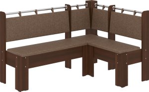 Rohová lavice HEJTMAN wenge, tkanina - toronto hnědá