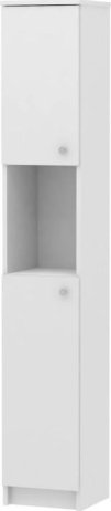 Vysoká koupelnová skříňka GALENA SI14, bílá