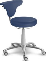 Zdravotní stolička s opěrkou MEDI 1251 med