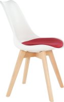 Židle Rangements, bílá / červená